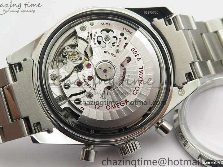 1230 Speedmaster ’57 Co-Axial OMF 1:1 Best Edition Black Dial White Markers On SS Bracelet A Durable 8146